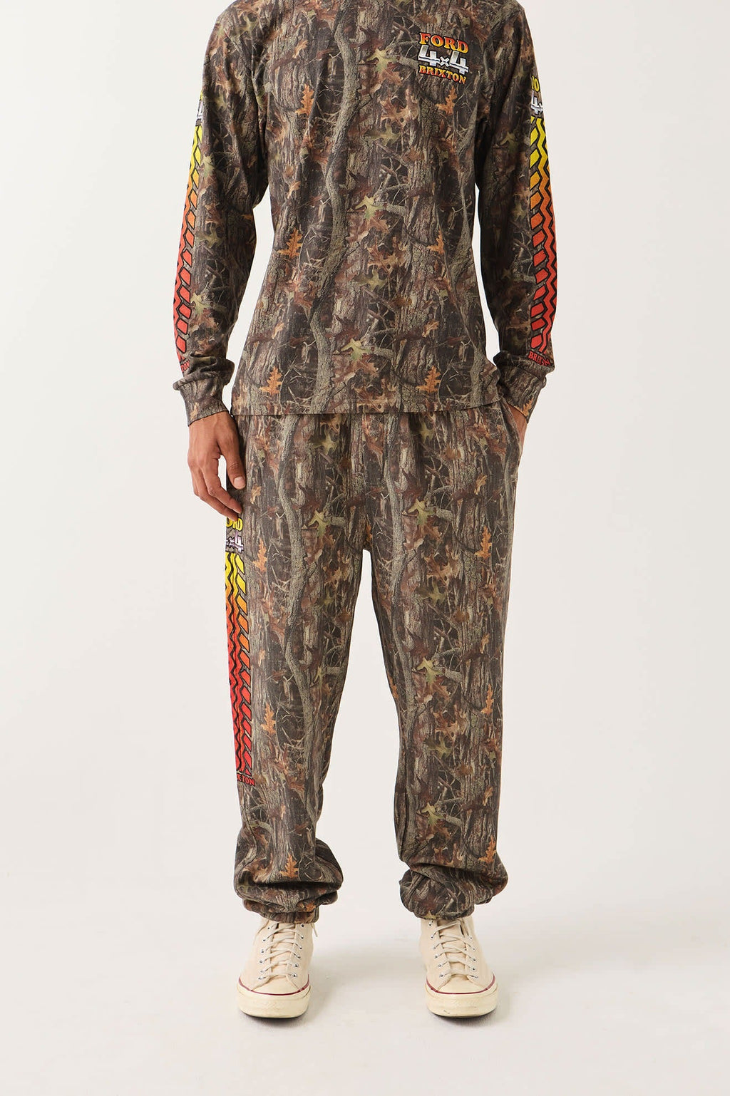 Ford 4x4 Chrome Sweatpant - Boxwood Green