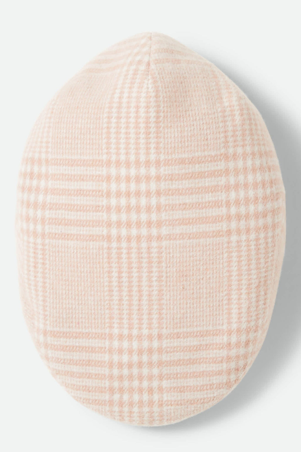 Hooligan Lightweight Flat Cap - Soft Pink Houndstooth