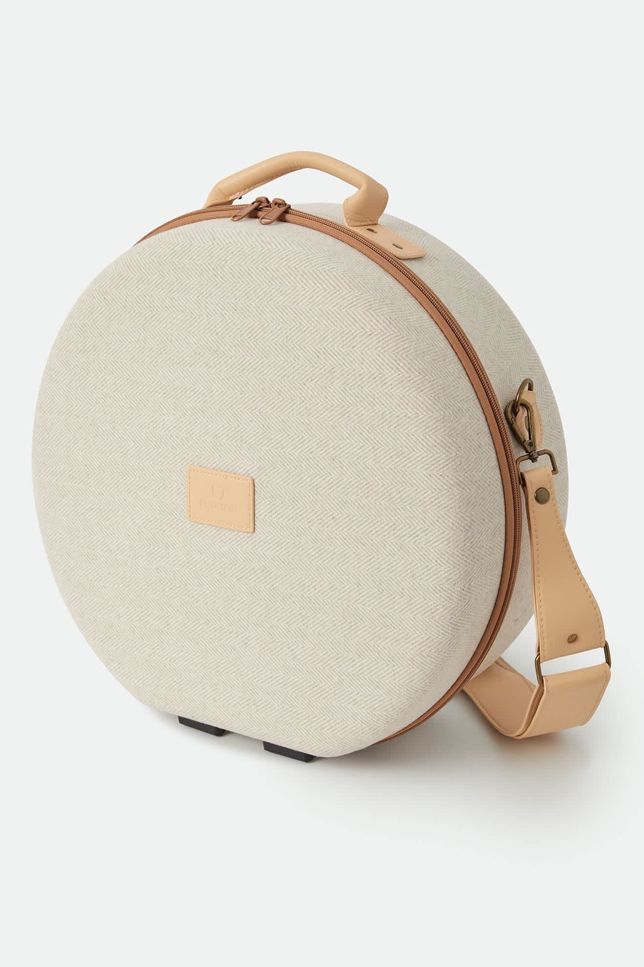 Done Proper Fedora Travel Case - Cream/Beige