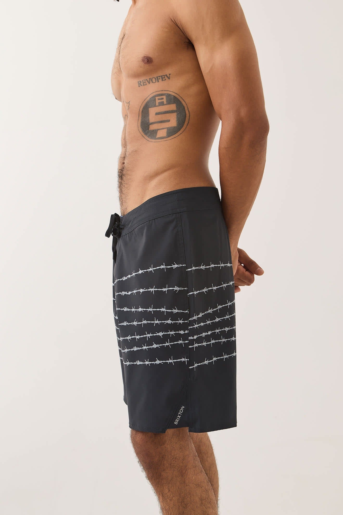 Blitz Boardshort 19" - Black/Barb Wire