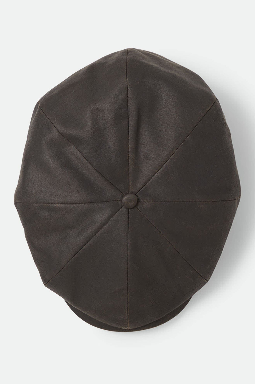 Brood Baggy Flannel Snap Cap - Brown Faux Leather