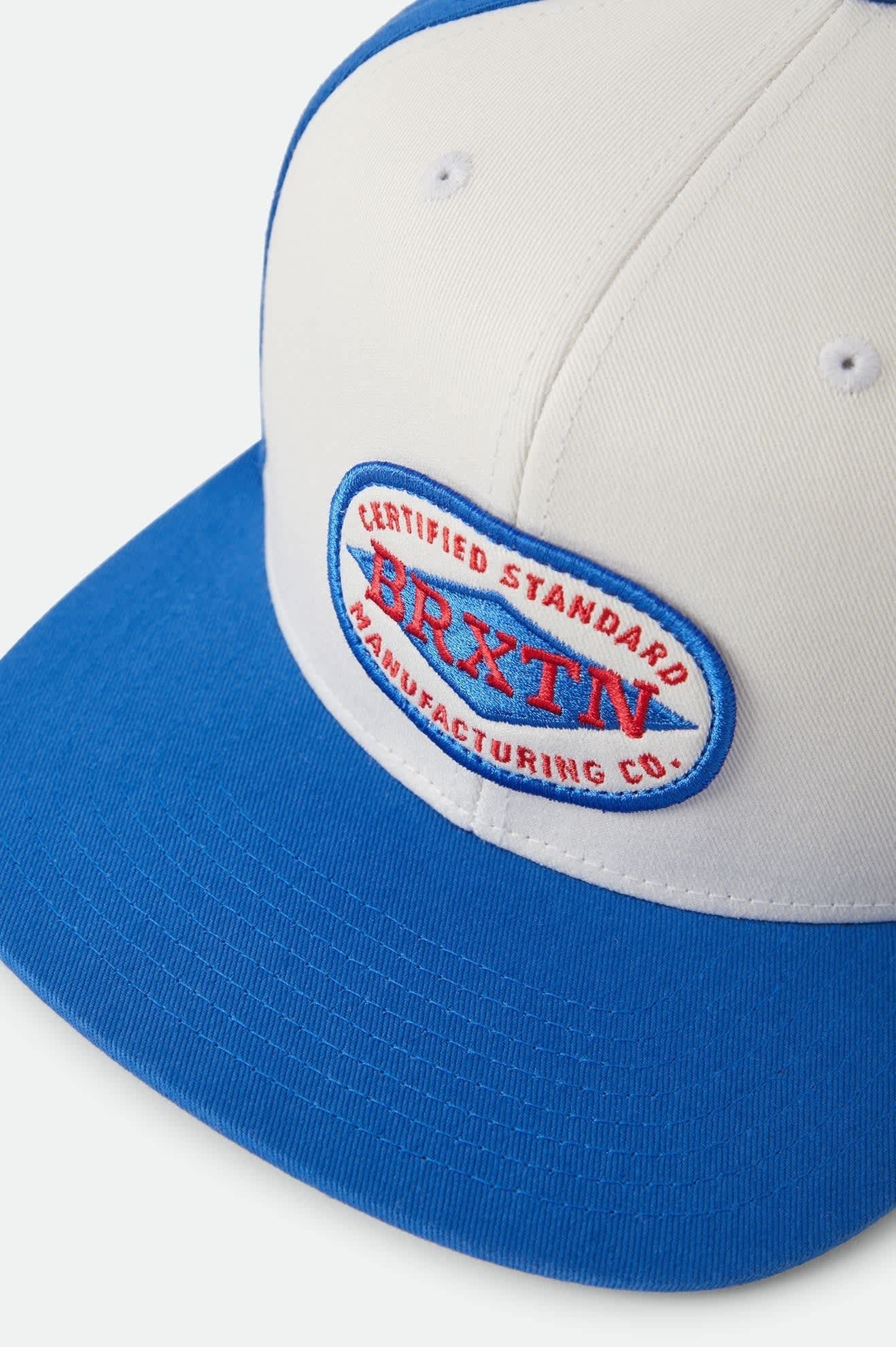 Meyers Snapback - Off White/Electric Indigo