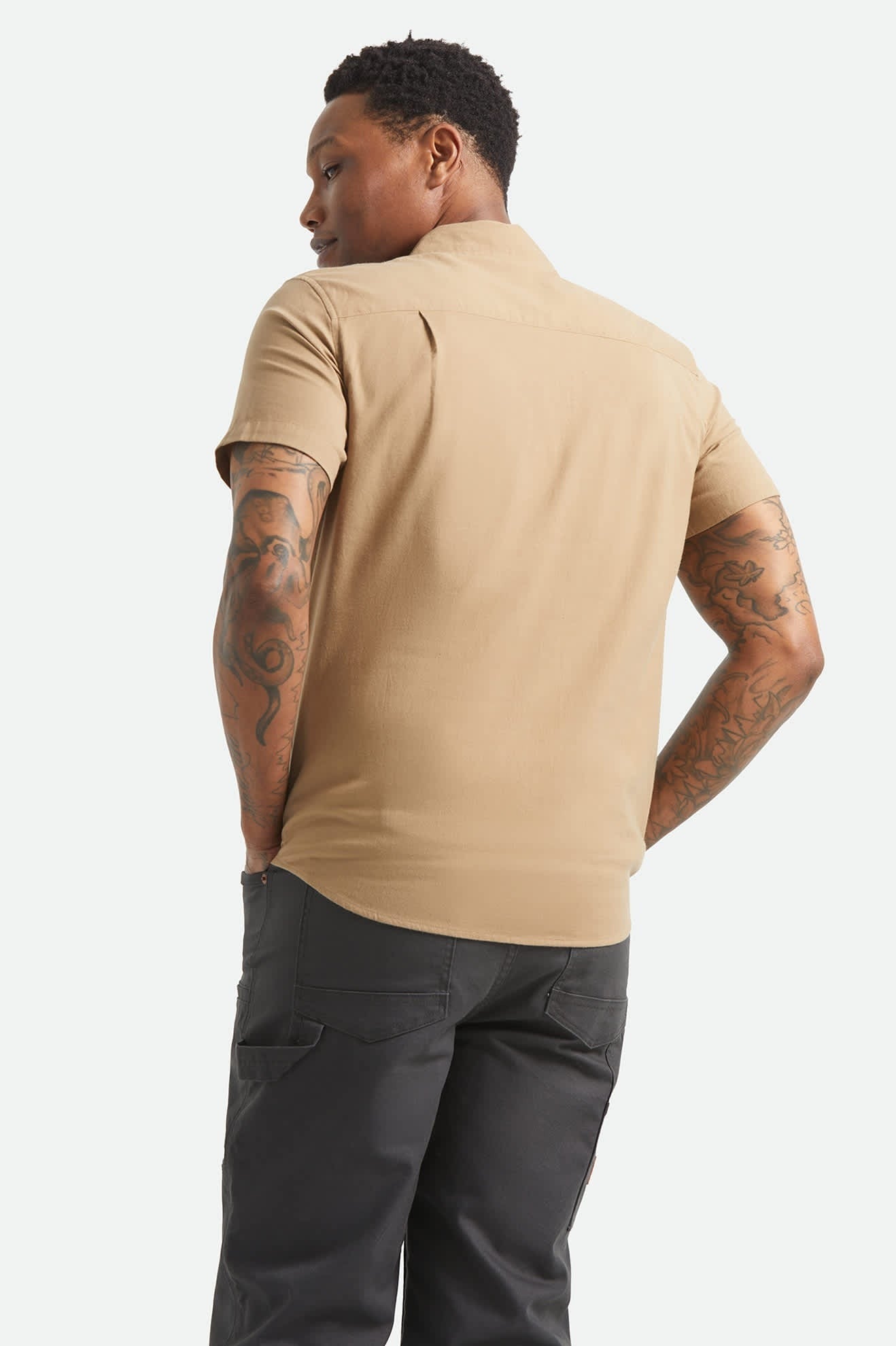 Sanford Oxford Short Sleeve Shirt - Khaki