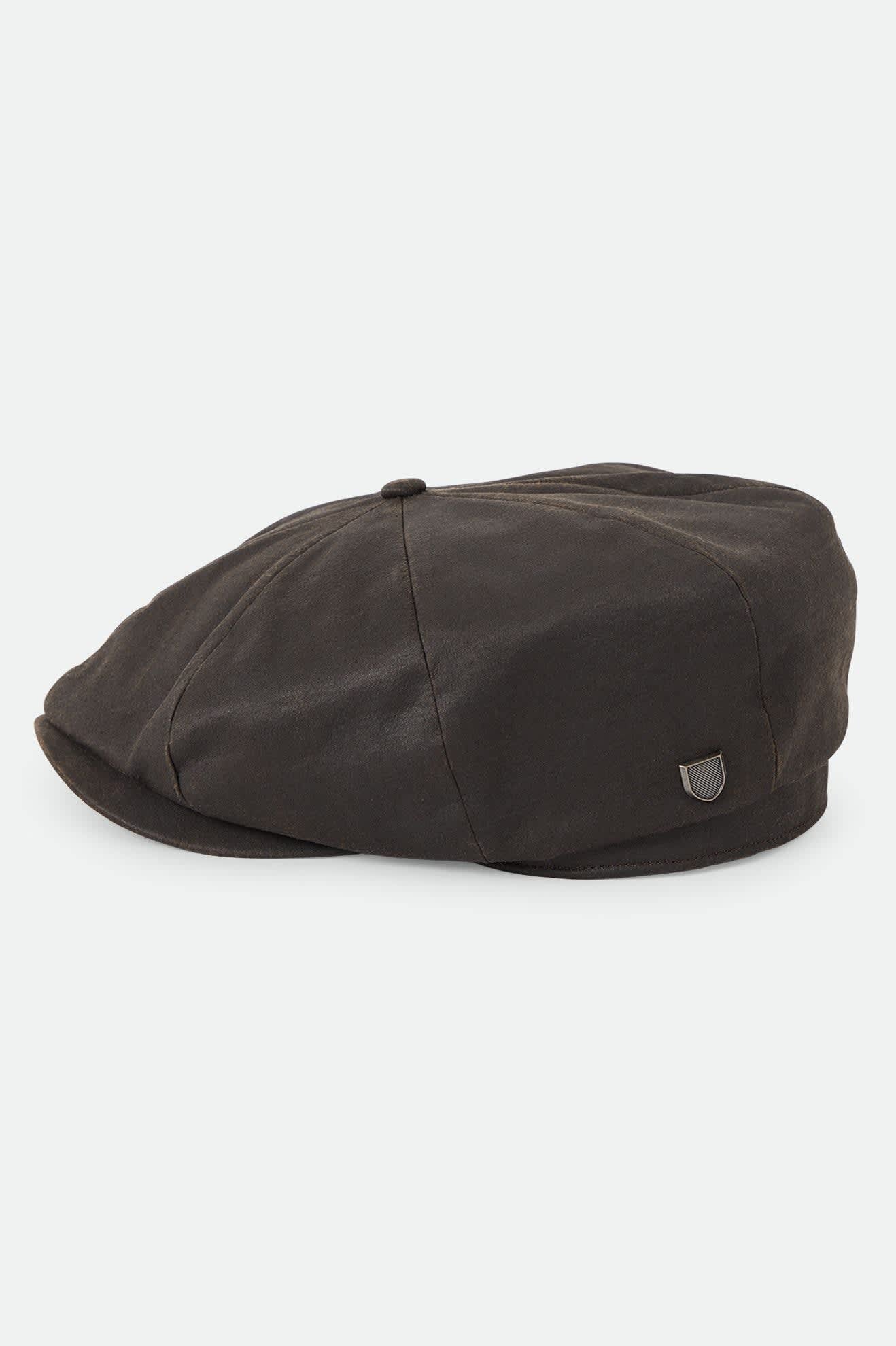 Brood Baggy Flannel Snap Cap - Brown Faux Leather