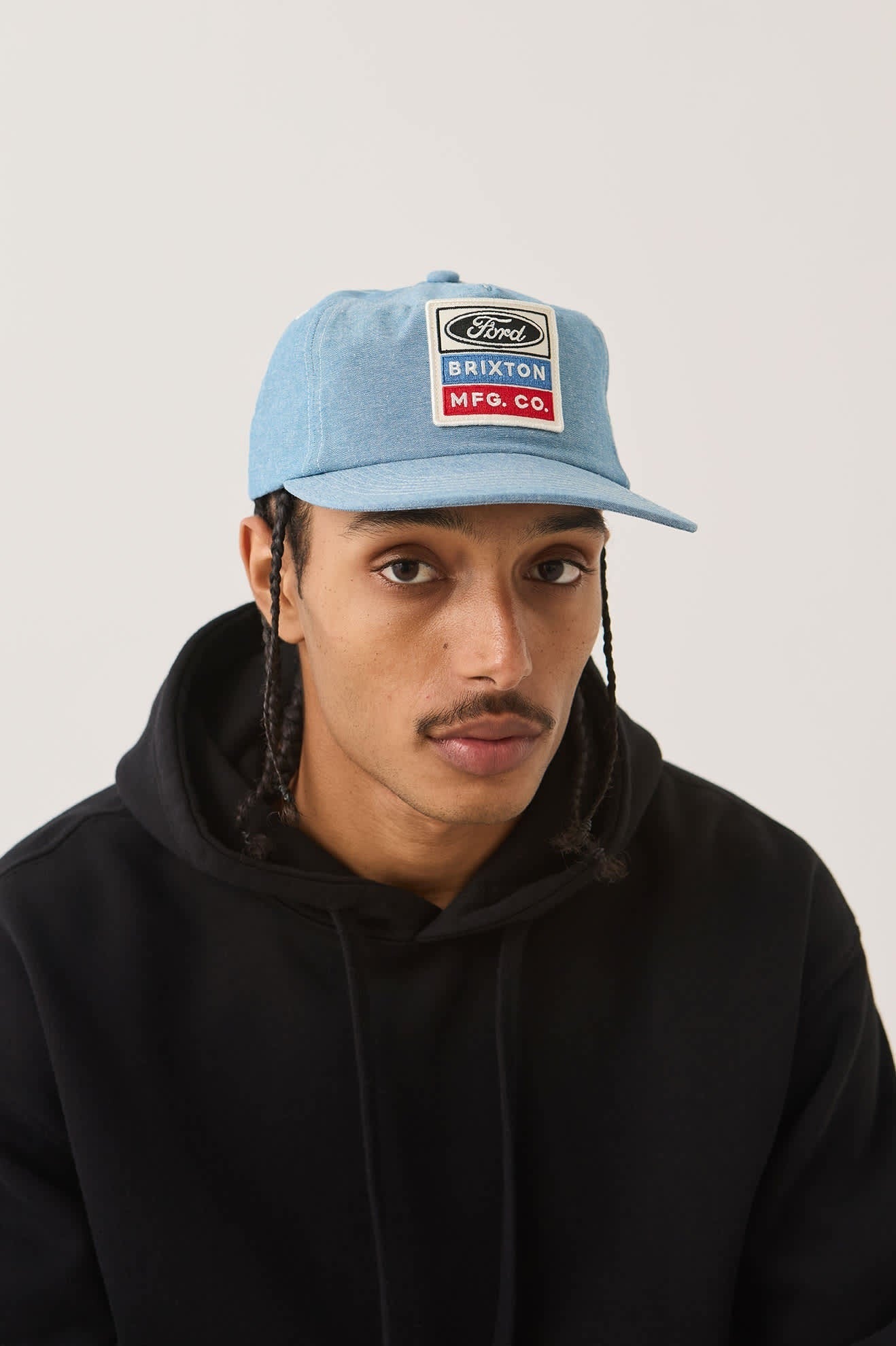 Ford Service Dept Snapback - Blue Chambray