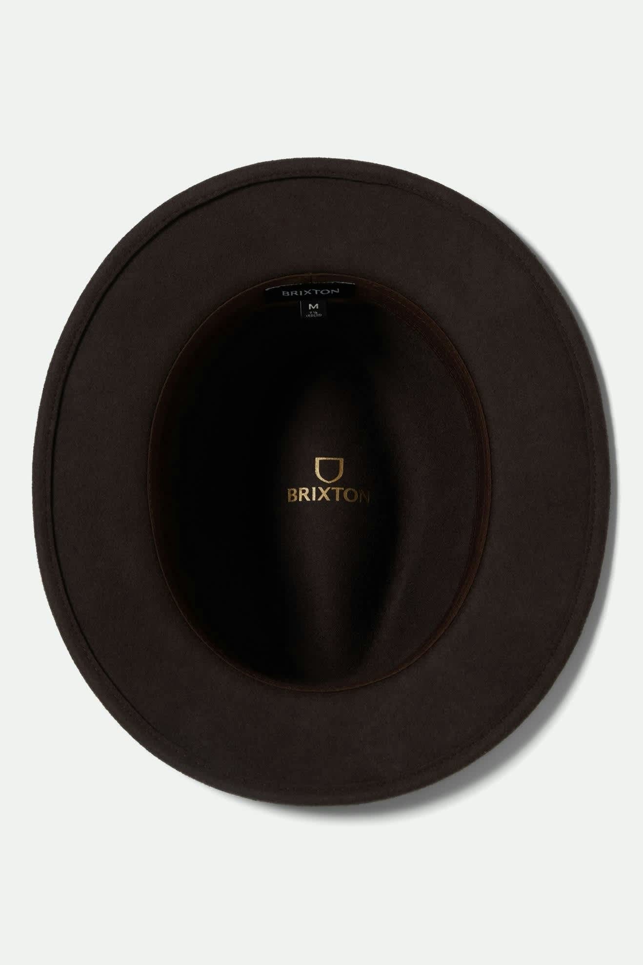 Roma Fedora - Chocolate/Bronze