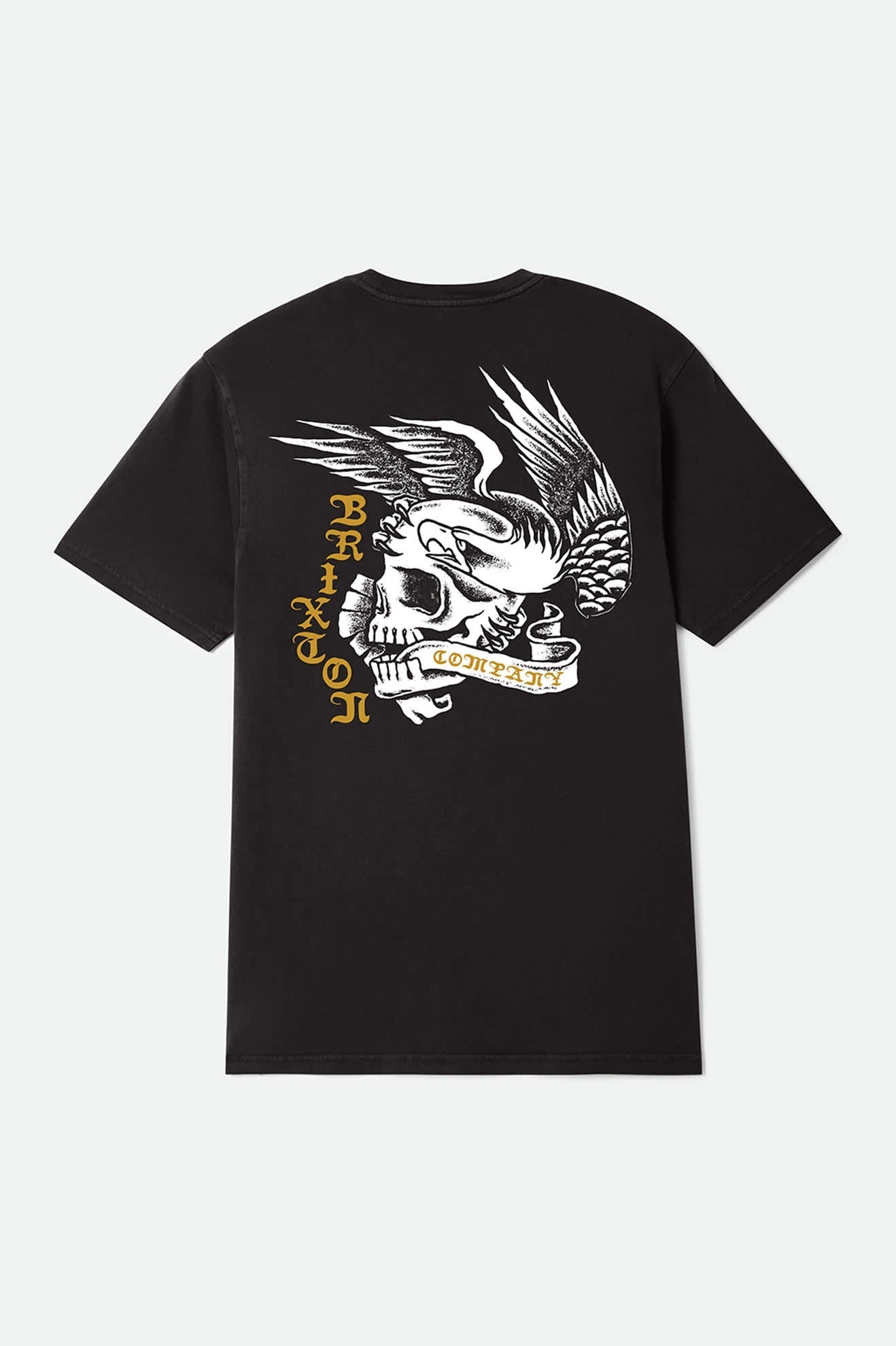 Wolcott Short Sleeve Standard T-Shirt - Black Worn Wash