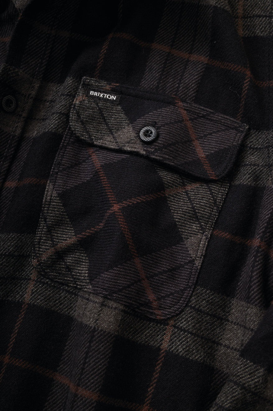 Bowery Flannel - Black/Charcoal