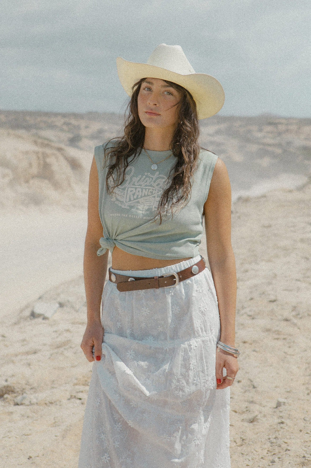 Laredo Straw Cowboy Hat - Bone