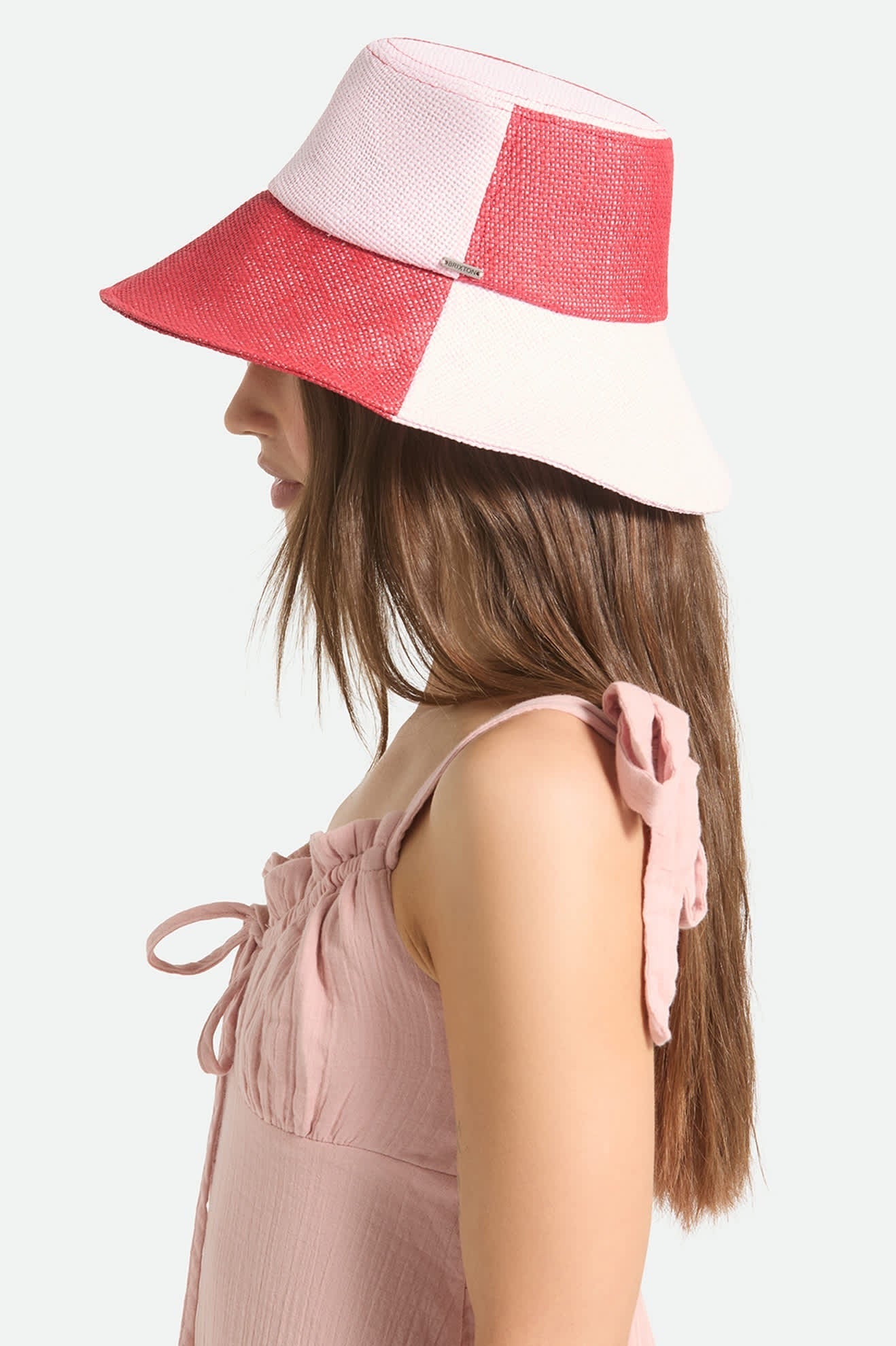 Harmony Packable Bucket Hat - Silver Pink/Adrenaline Rush