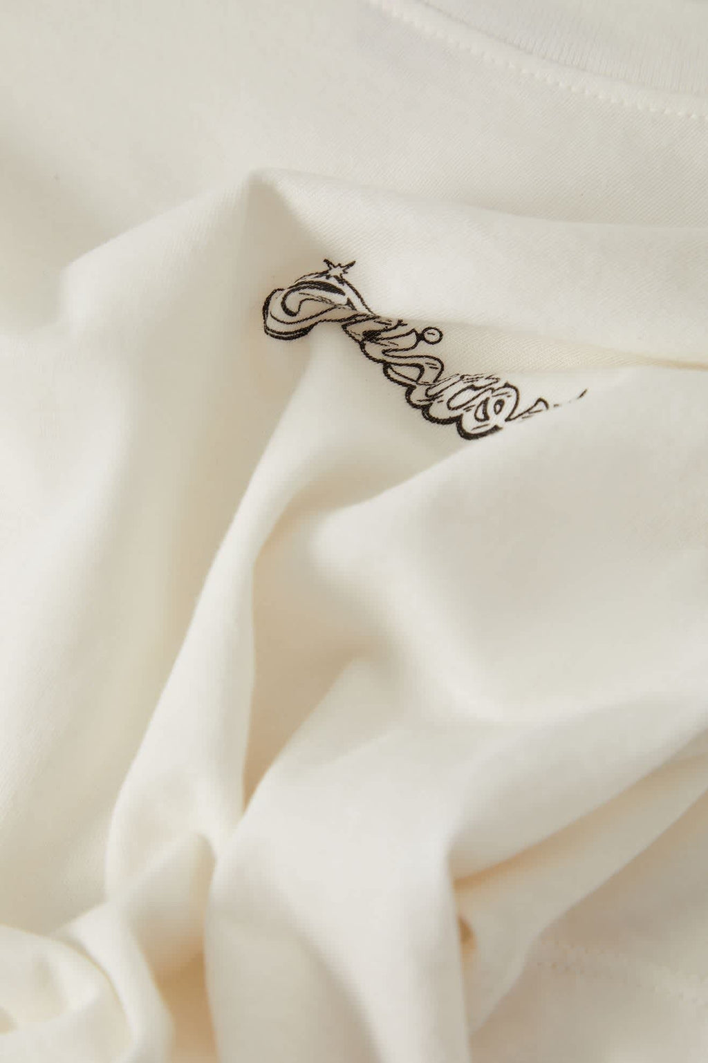 Pinned Slim Crew T-Shirt - Off White