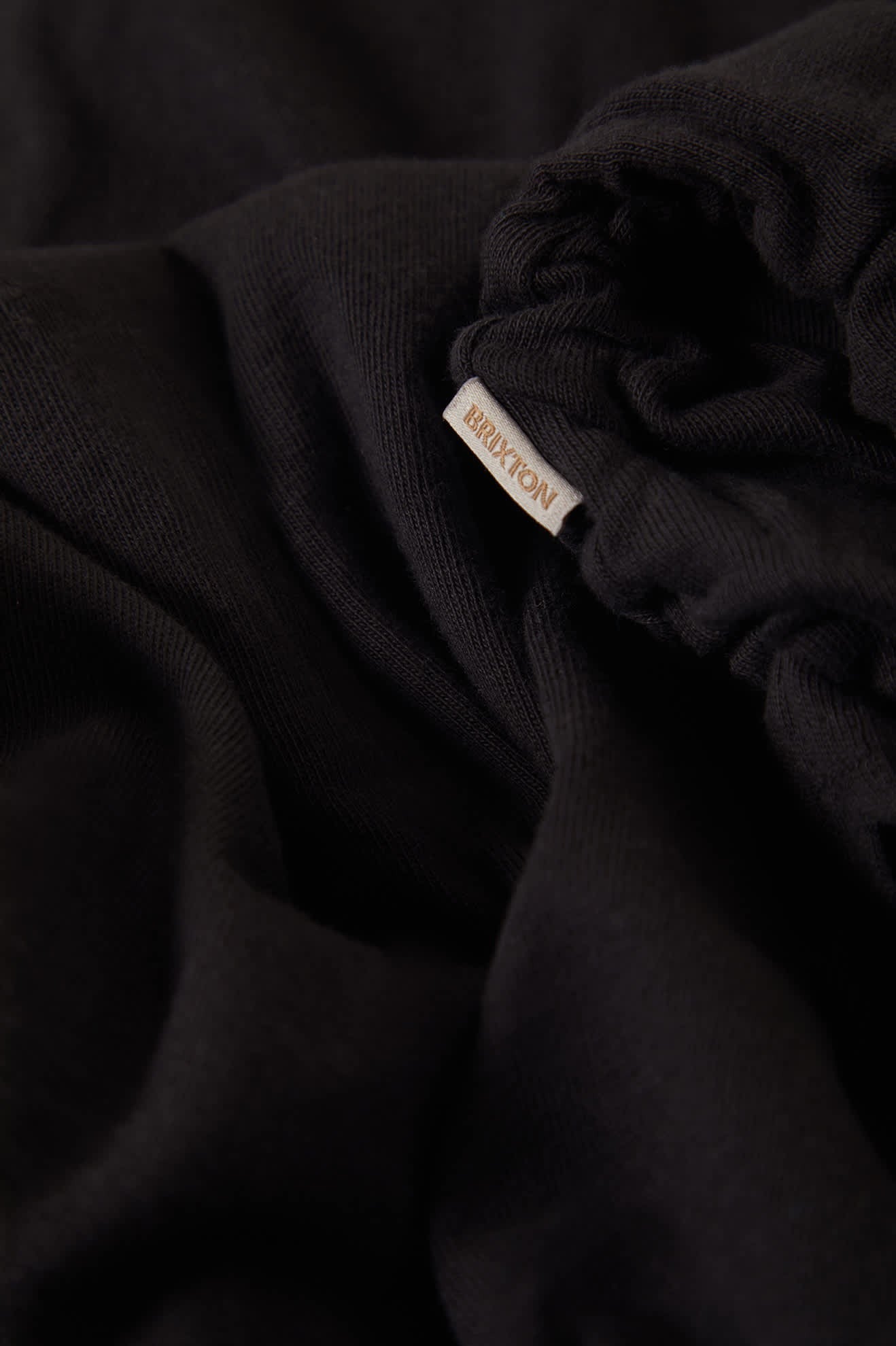 Carefree Organic Garment Dye Cinch T-Shirt - Black