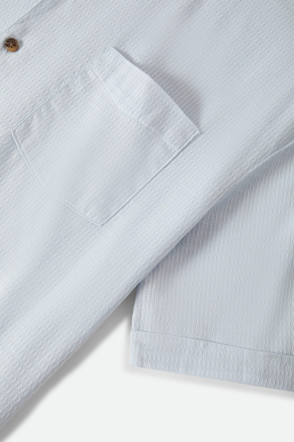 The Vintage Short Sleeve Shirt - Blue Aura