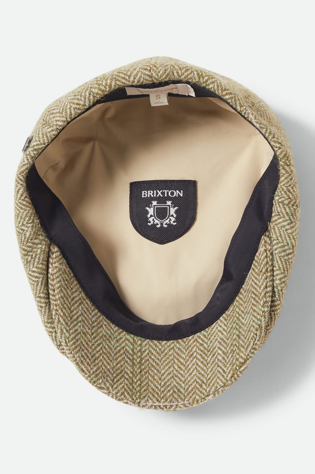 Brood Lightweight Newsboy Cap - Sublime Green Houndstooth