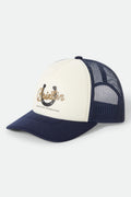 Horseshoe Trucker Hat - Washed Navy