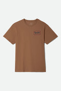 Grade Short Sleeve Standard T-Shirt - Brown Sugar/Mahogany/Dark Navy