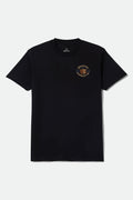 Steele Short Sleeve Standard T-Shirt - Black
