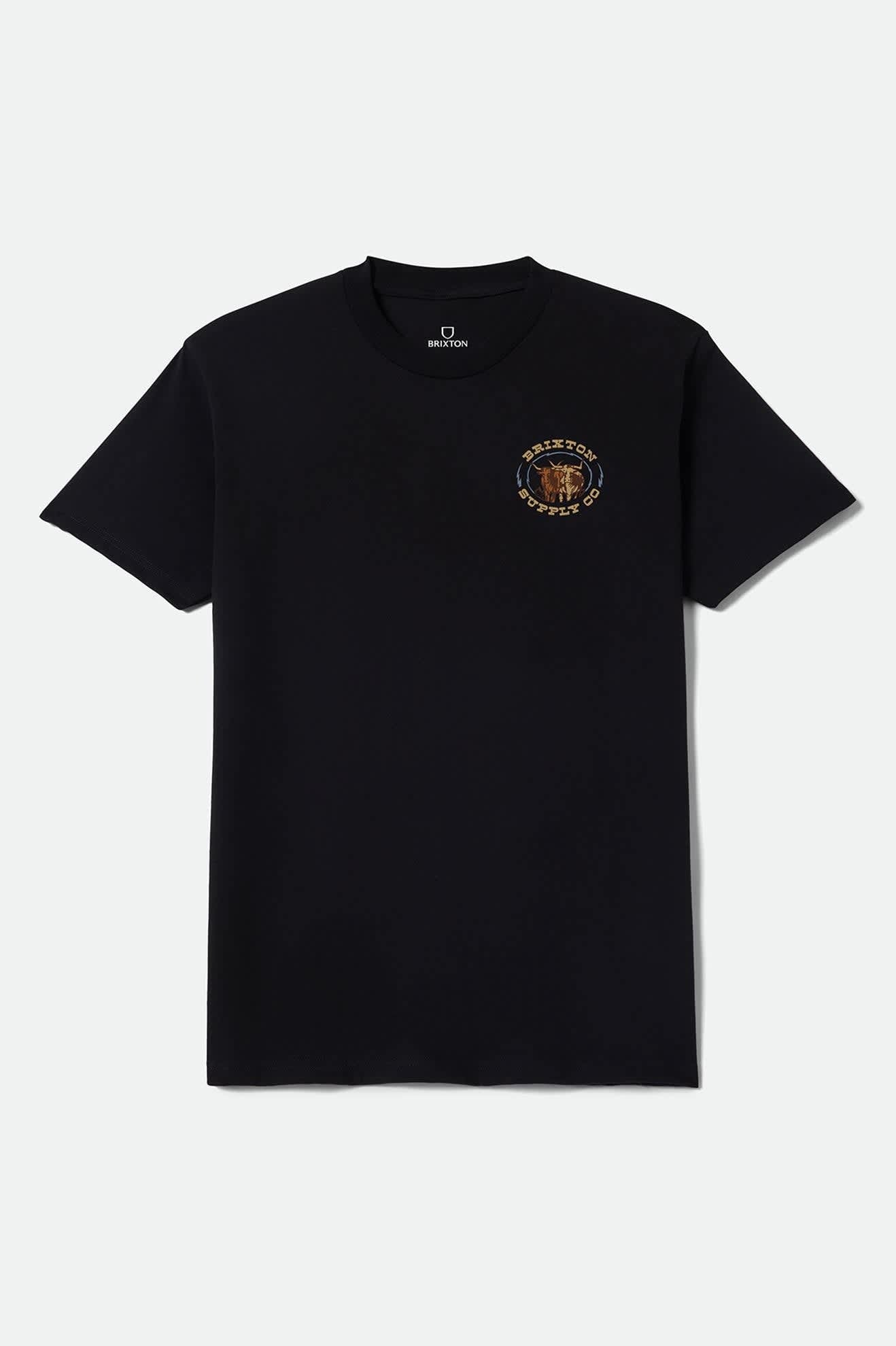 Steele Short Sleeve Standard T-Shirt - Black