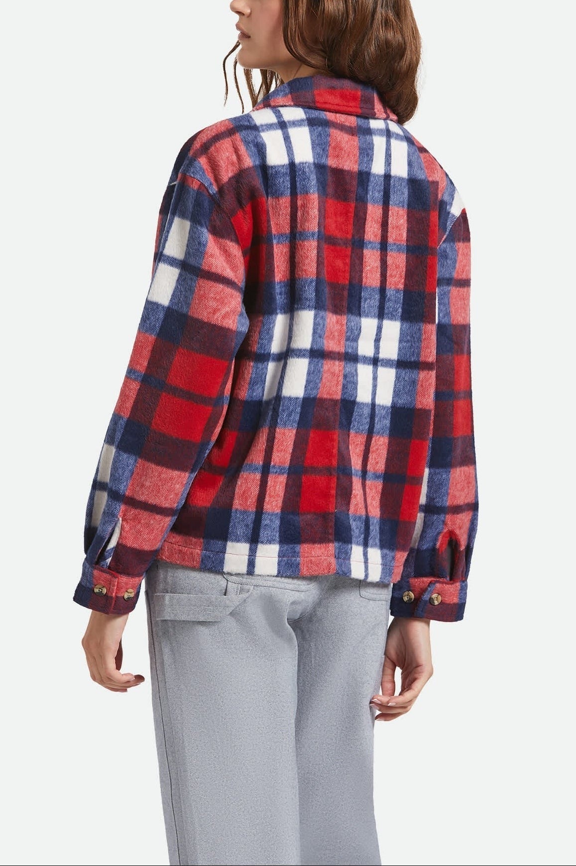 Bowery Women's Soft Brushed Flannel - Adrenaline Rush/Navy
