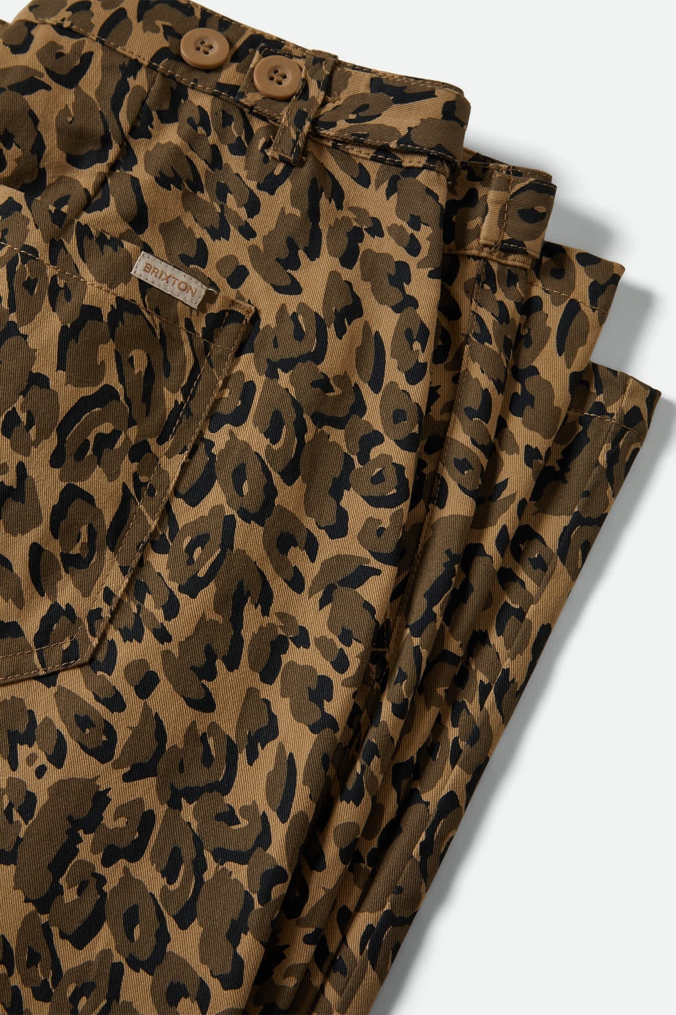Jane Utility Wide Leg Pant - Brown Cheetah