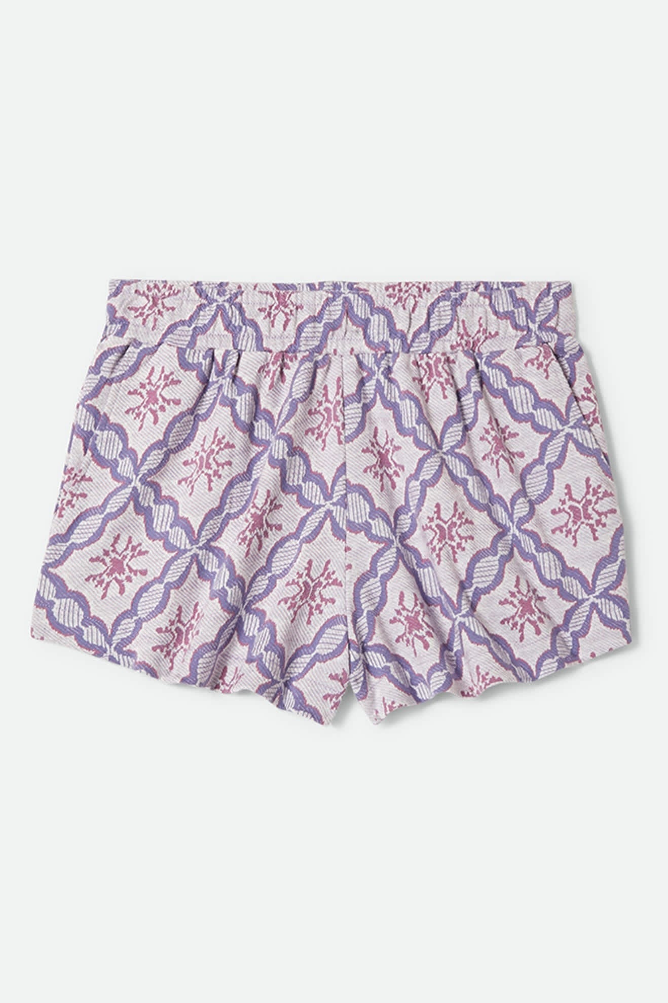 Post Playa E-Waist Short - Off White/Blue Tile