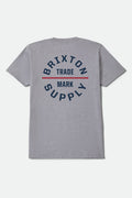 Oath Short Sleeve Standard T-Shirt - Heather Grey/Navy/Red