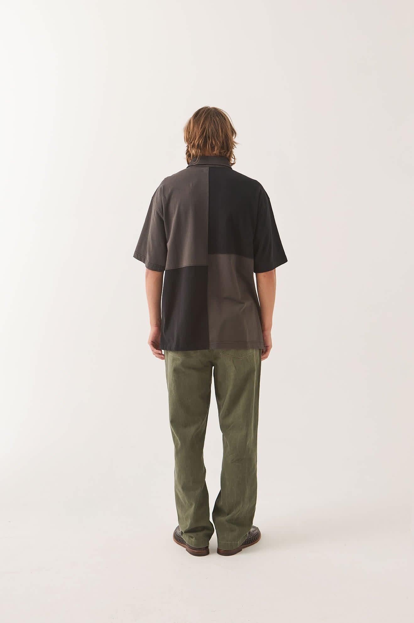 Deco Relaxed Polo T-Shirt - Washed Black