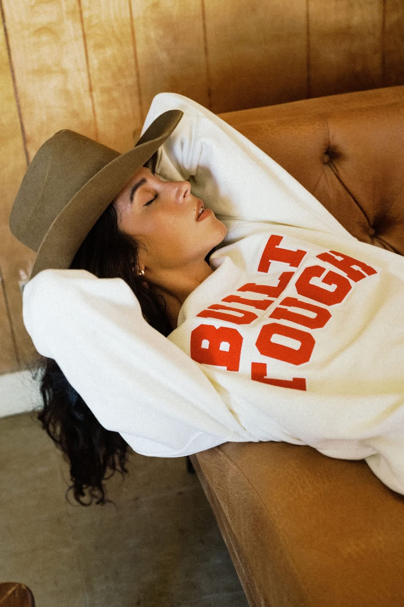Ford Built Tough Crew Fleece - Wimbledon White