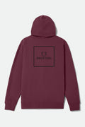 Alpha Square Hoodie - Maroon/Black