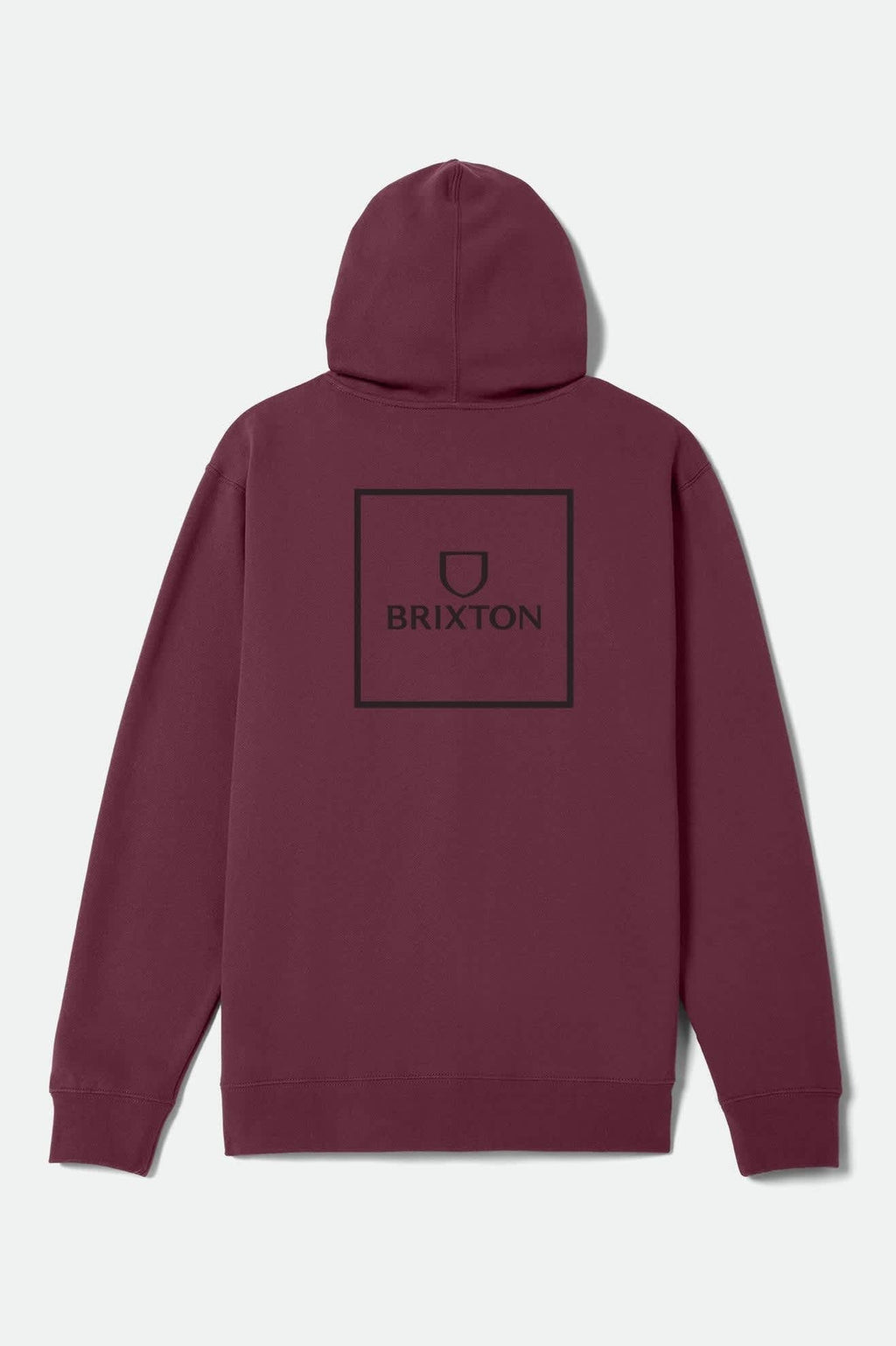 Alpha Square Hoodie - Maroon/Black