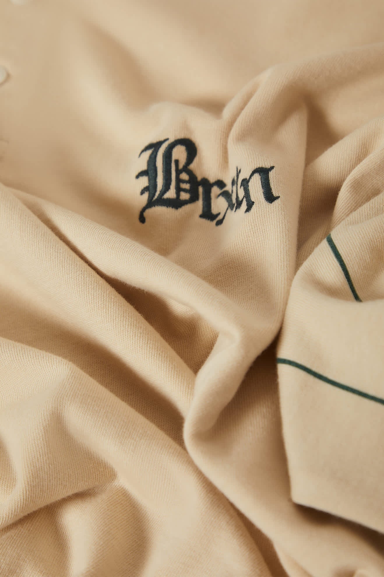 Boxy Short Sleeve Baseball T-Shirt - Whitecap/Primal Green