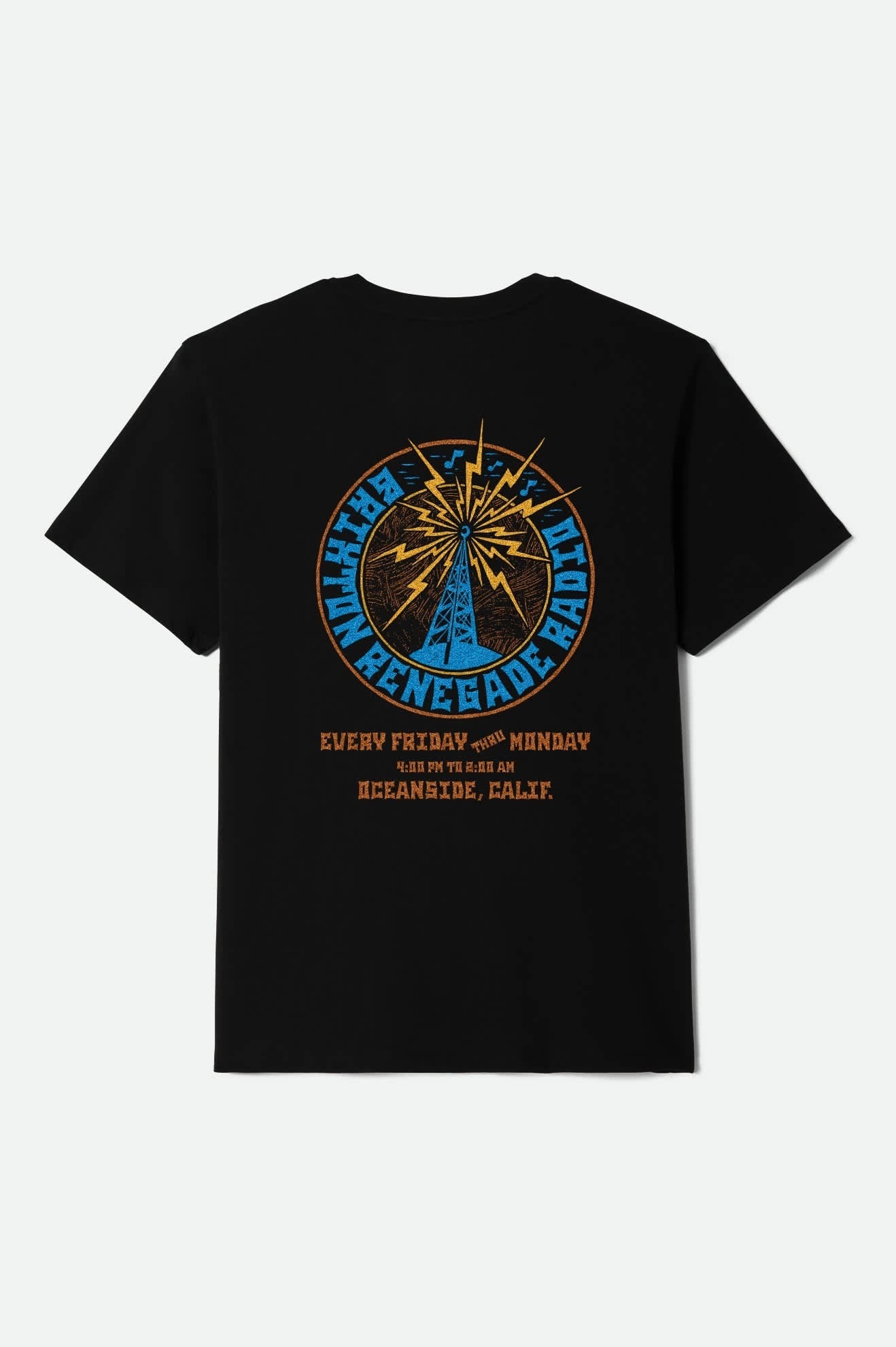 Broadcast S/S Standard T-Shirt - Black