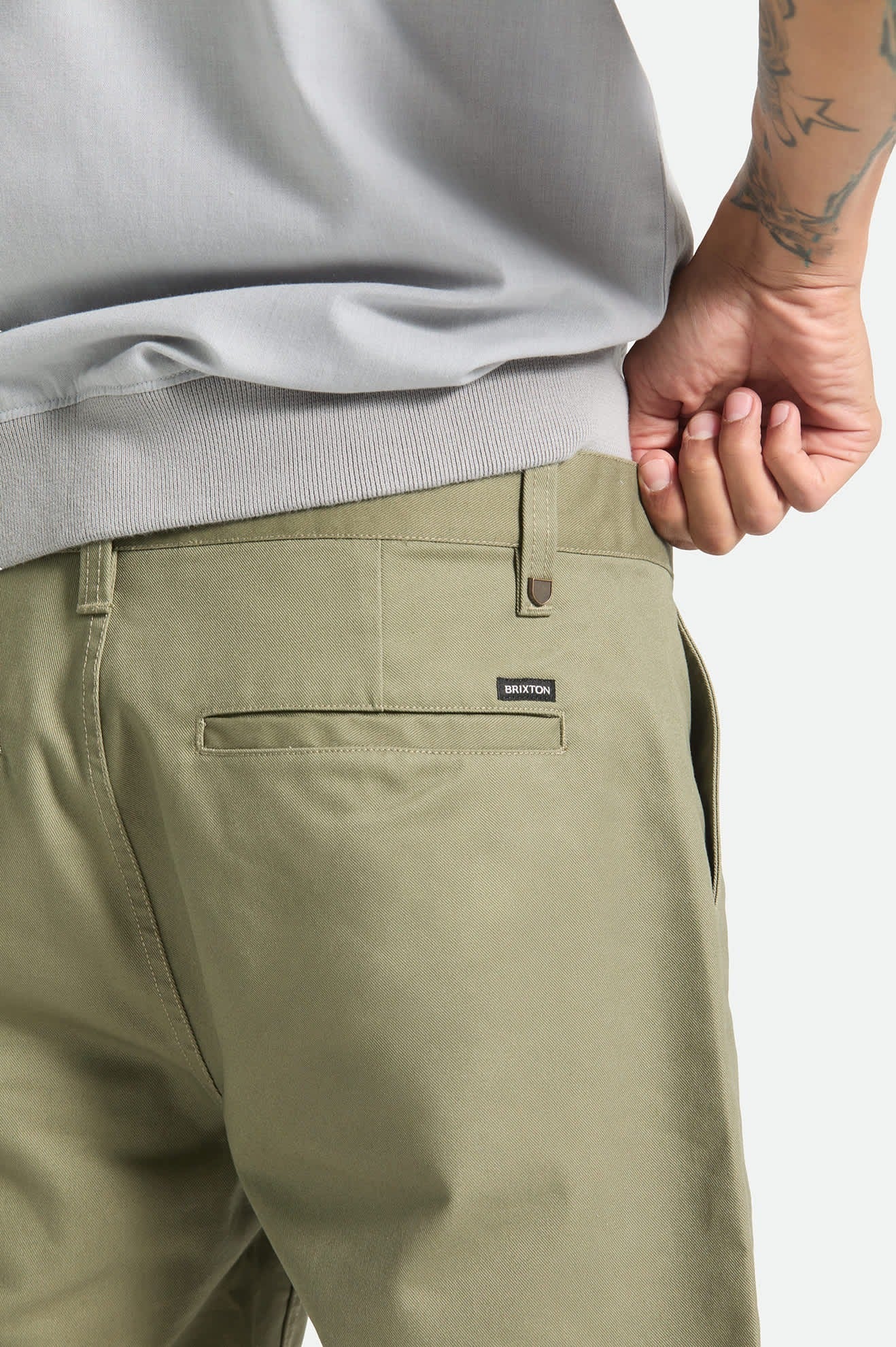 Santo Chino Short - Olive Surplus