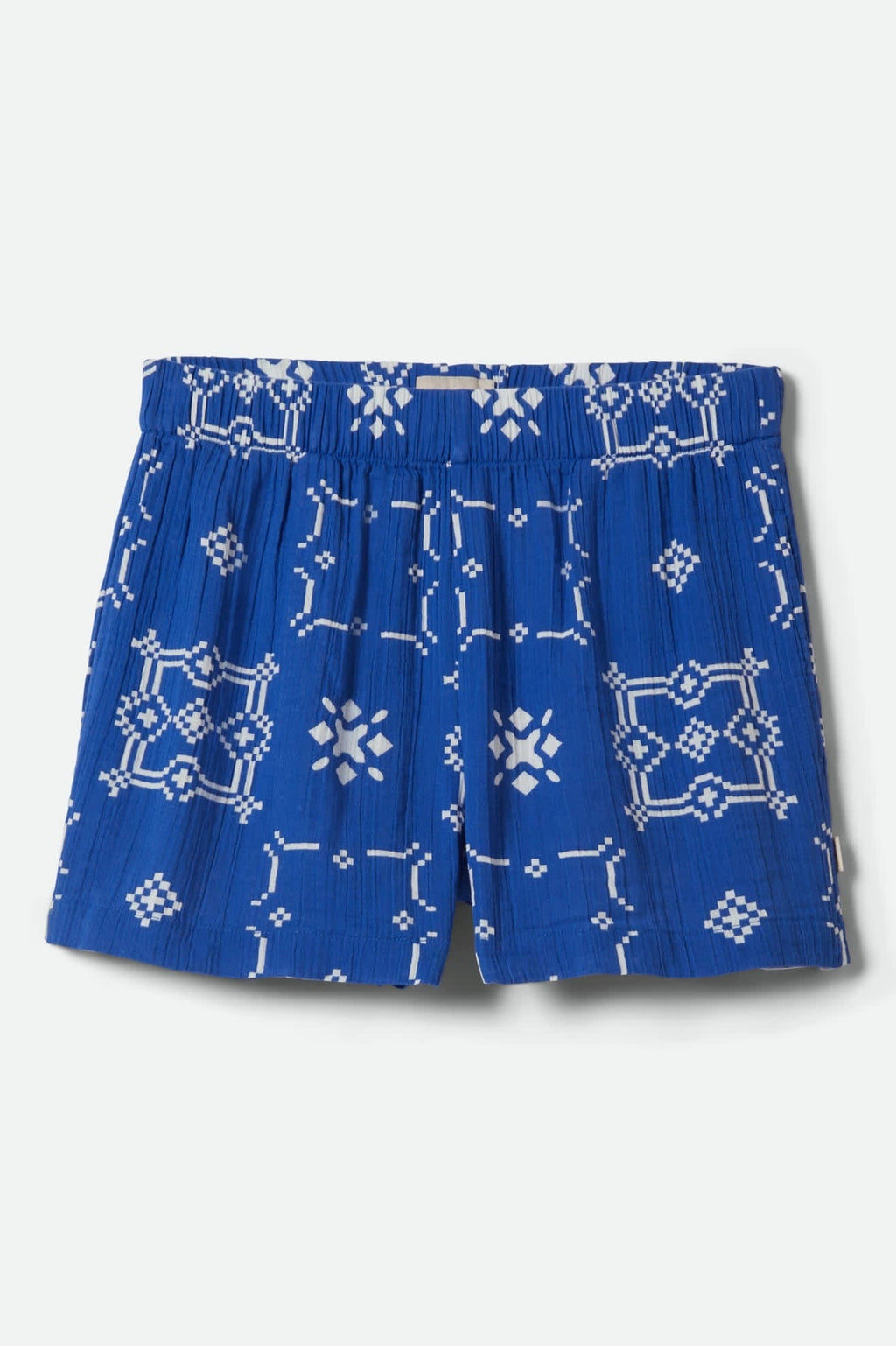 Tile Short - Sunrise Blue Tile Print