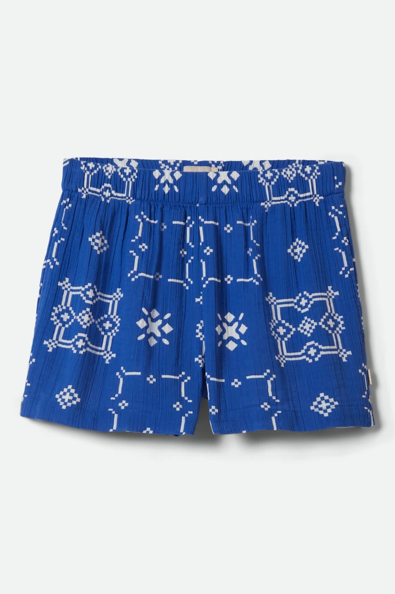 Tile Short - Sunrise Blue Tile Print