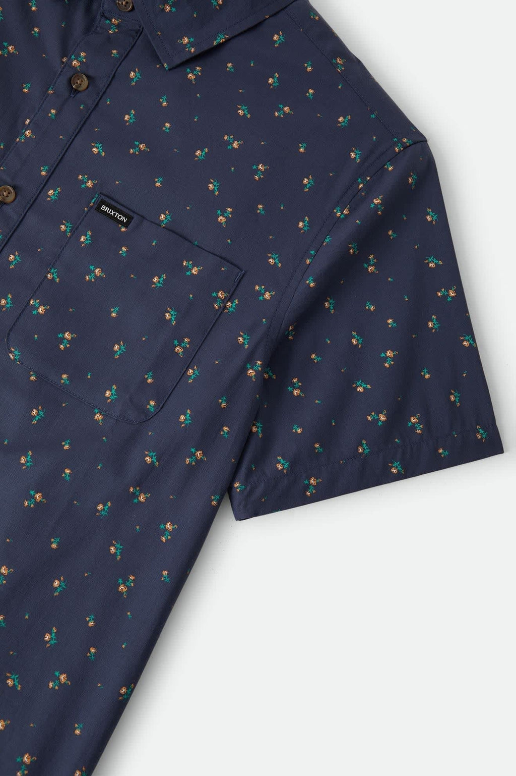 Charter Print Shirt - Washed Navy/Micro Floral