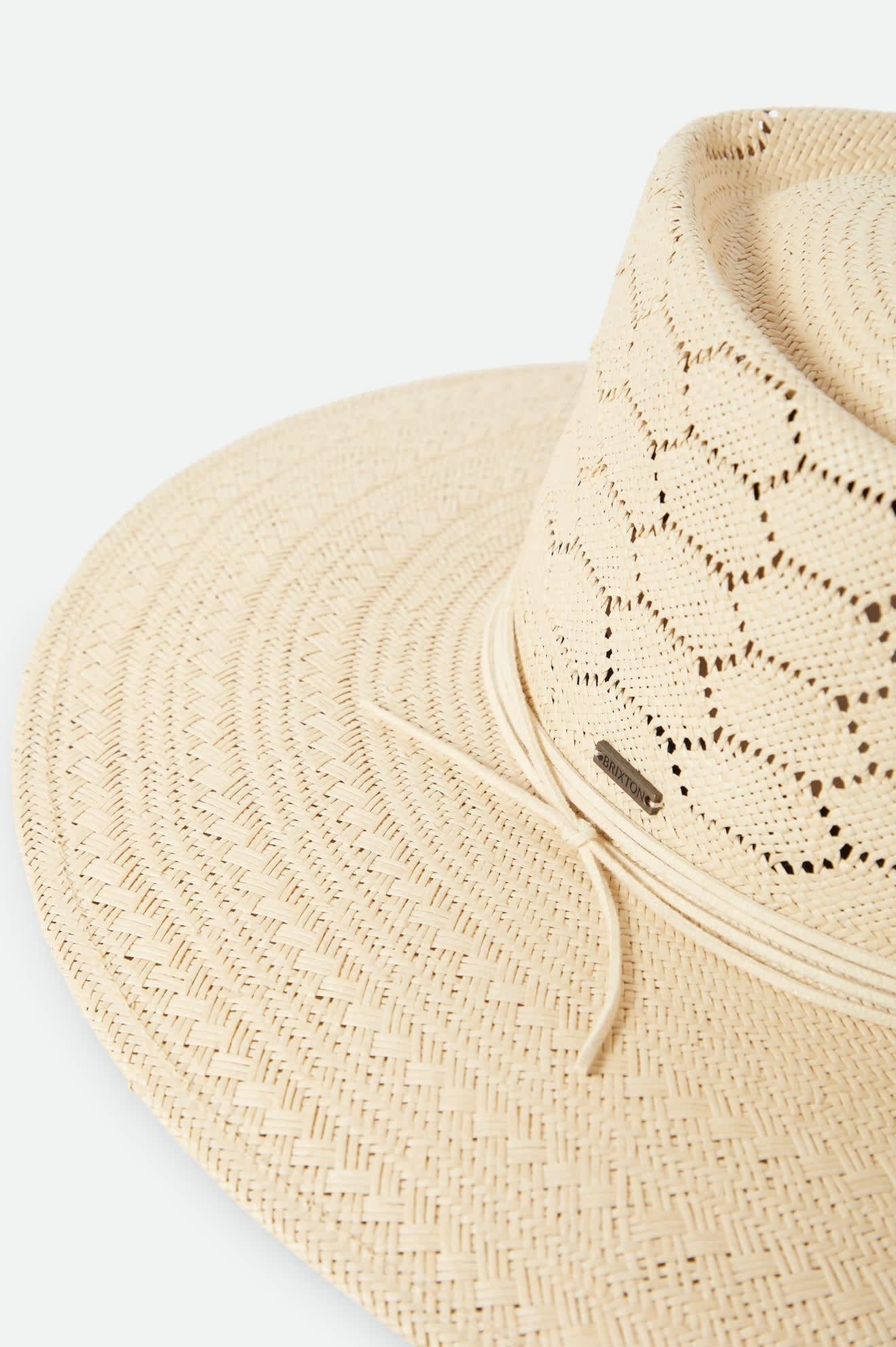 Porto Straw Fedora - Natural
