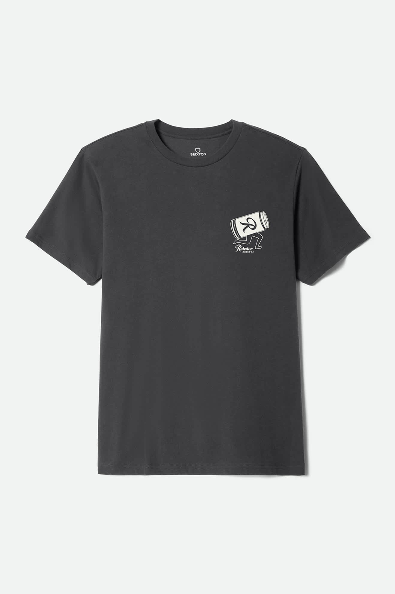 Rainier Beer Run Short Sleeve Standard T-Shirt - Black