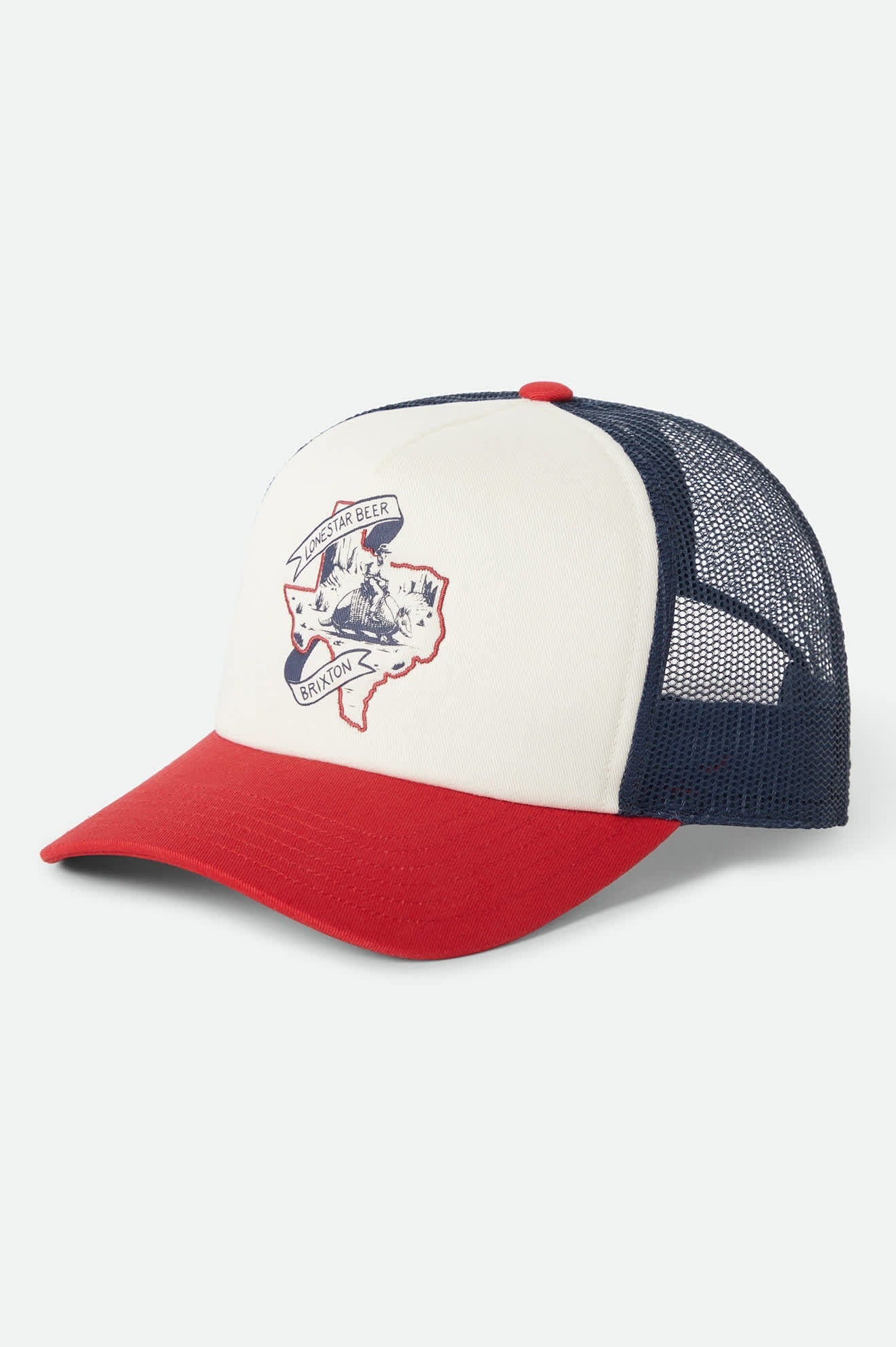 Lone Star X Brixton Trucker Hat - Red/White/Blue