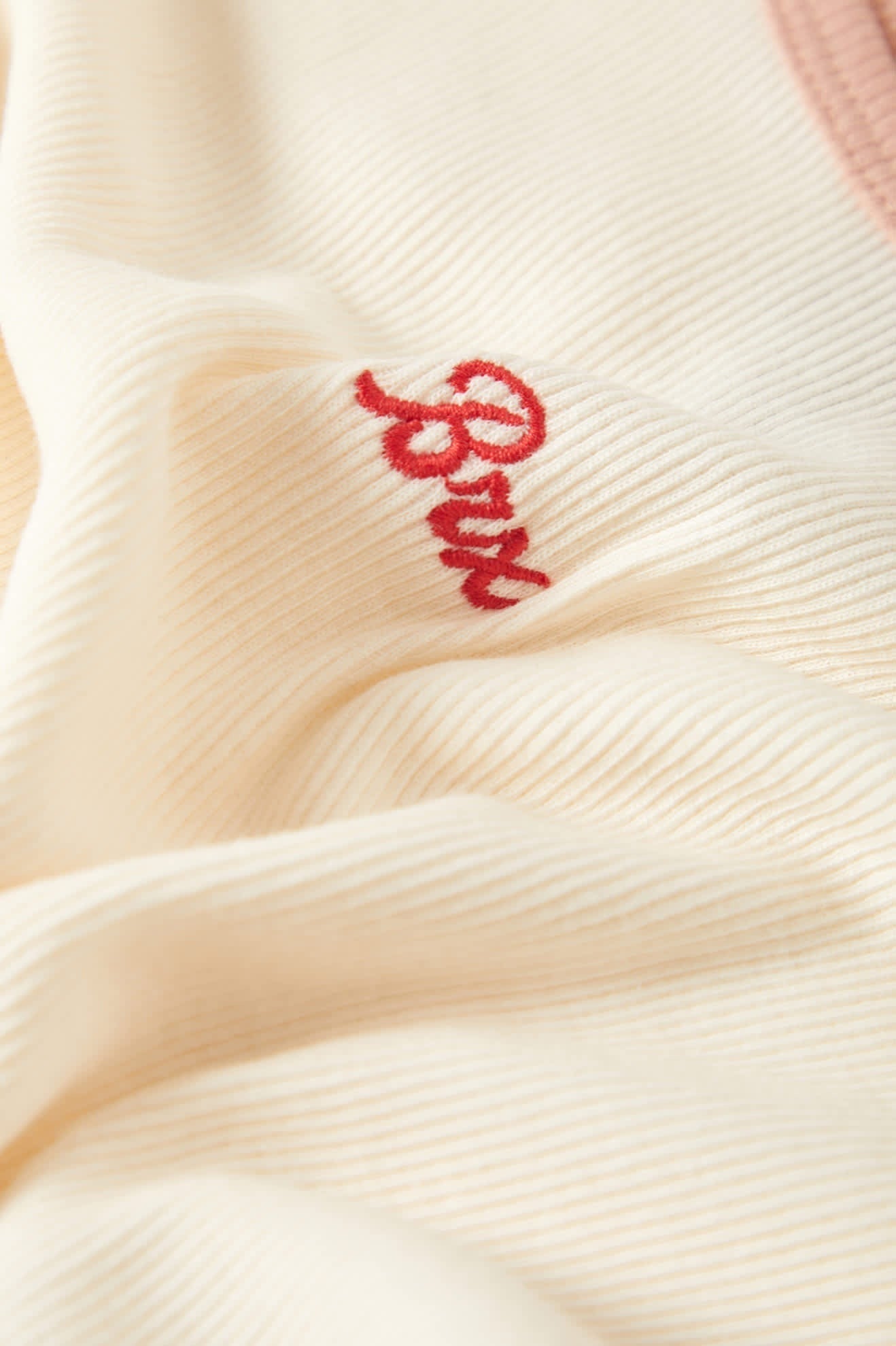 Ringer Organic A-Tank - Off White/Silver Pink