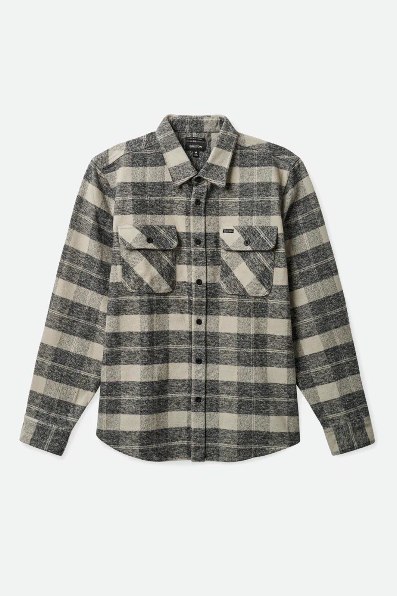 Bowery Heavyweight Flannel - Black/Charcoal