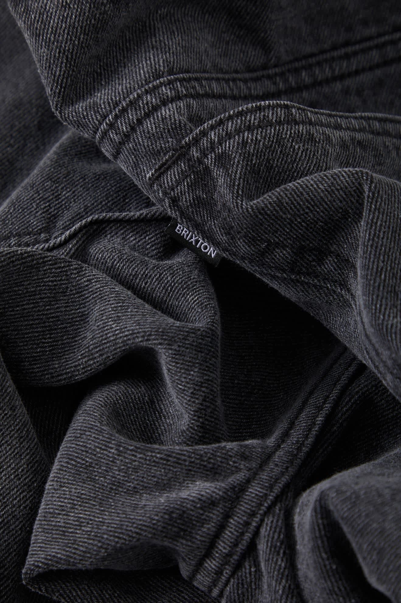 Brixton Relaxed Short - Washed Black Denim