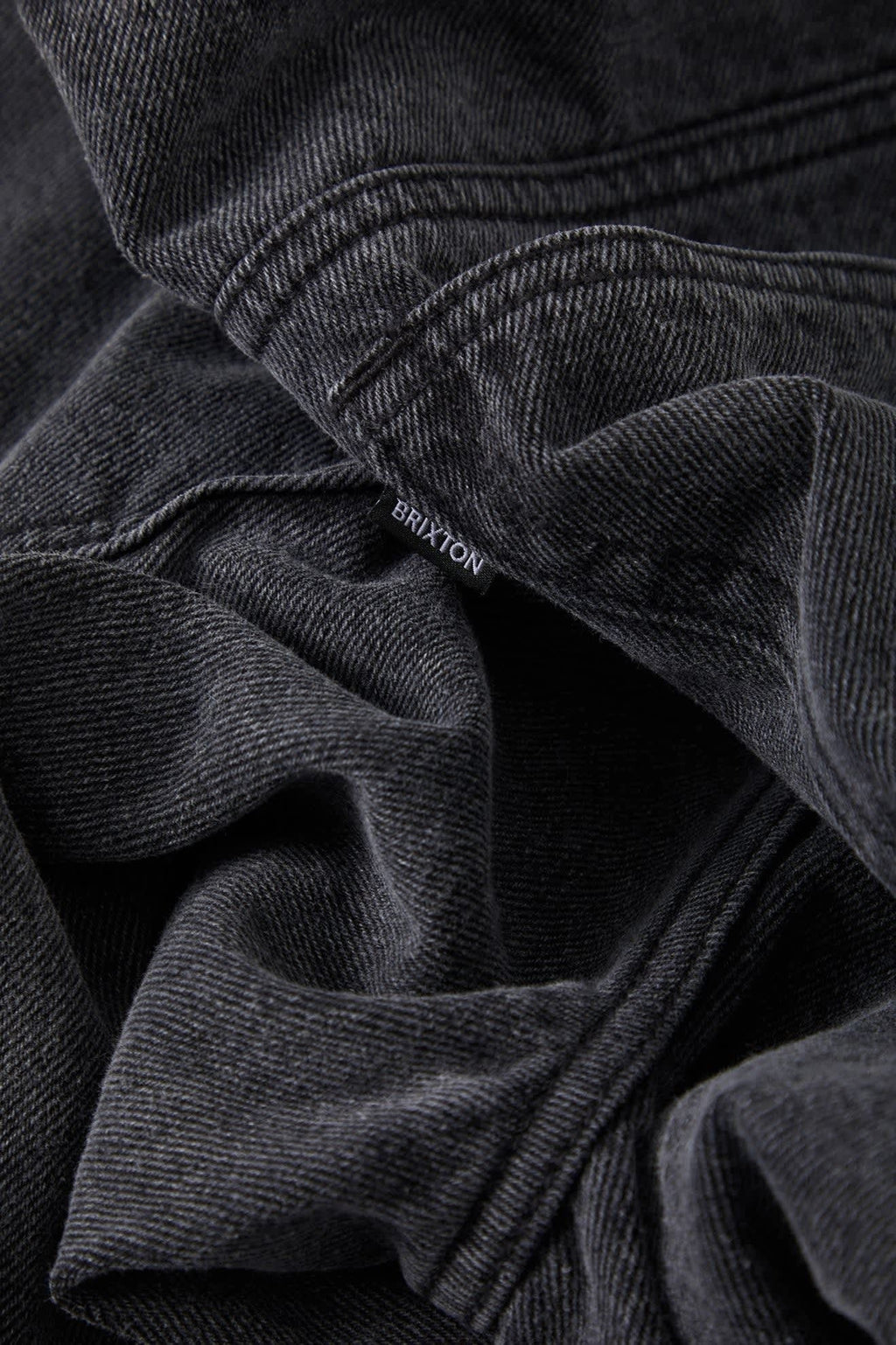 Brixton Relaxed Short - Washed Black Denim