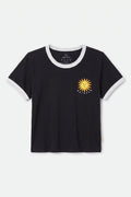 Sunny Days Baby T-Shirt - Black/White