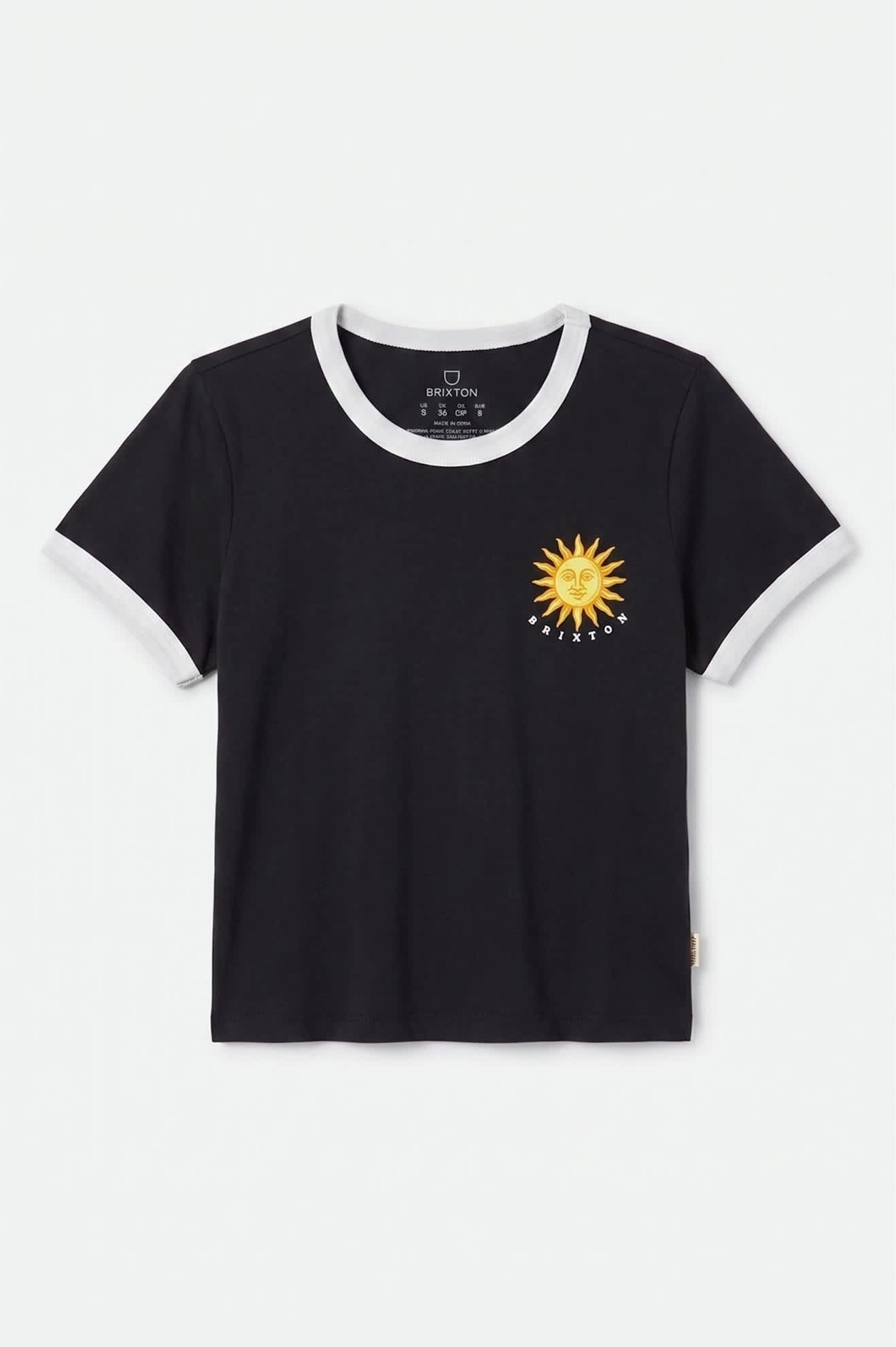 Sunny Days Baby T-Shirt - Black/White