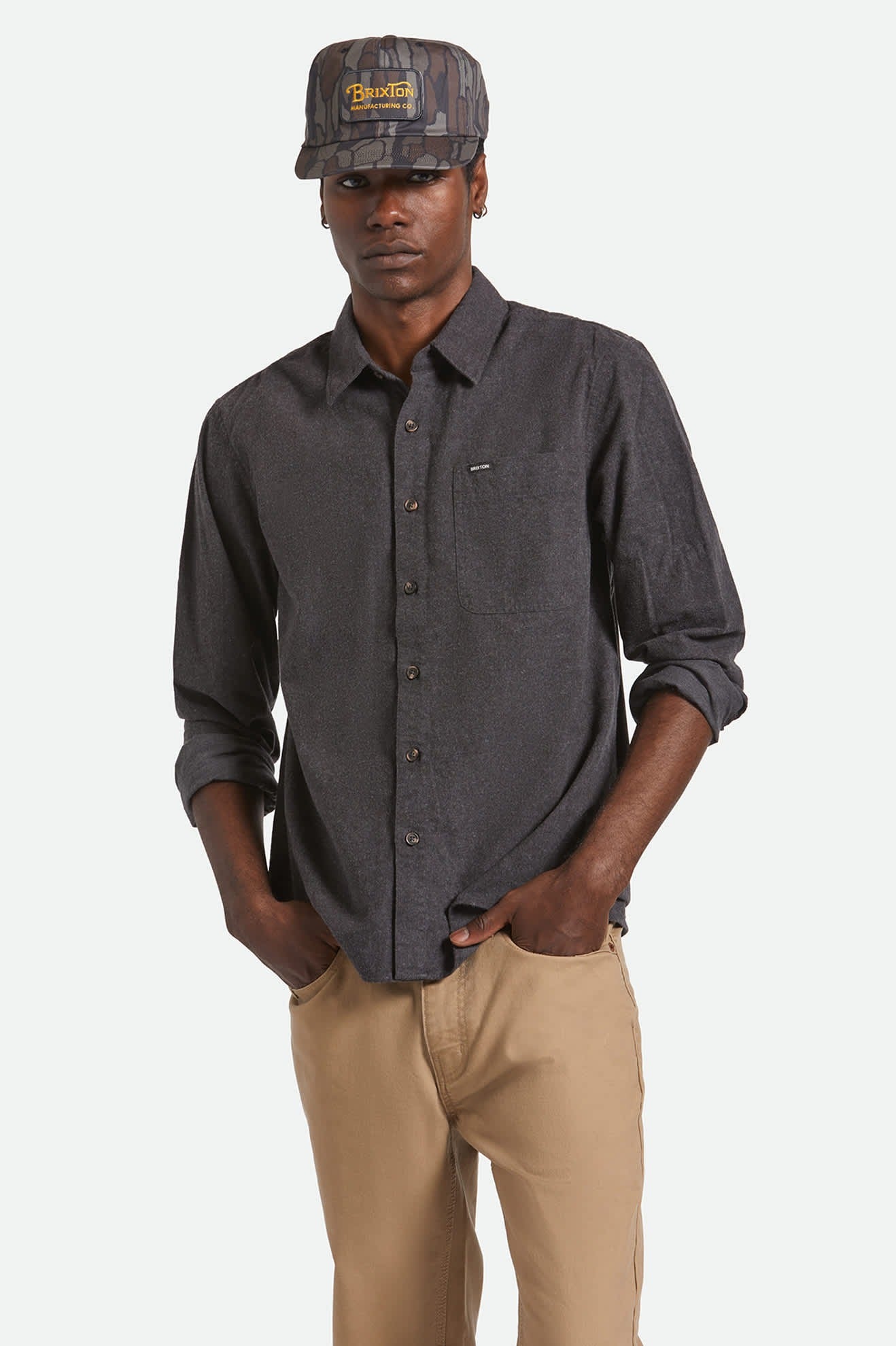 Hasting Lightweight Flannel - Black