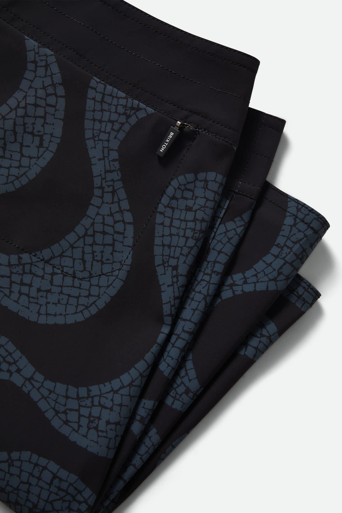 Blitz Boardshort 19" - Black/Future Grey Warped Tile