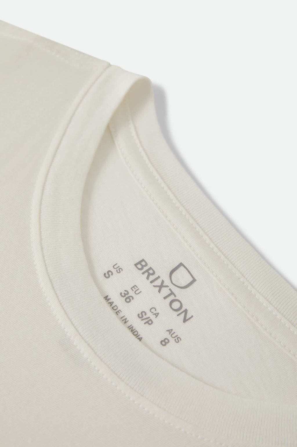 Pinned Slim Crew T-Shirt - Off White