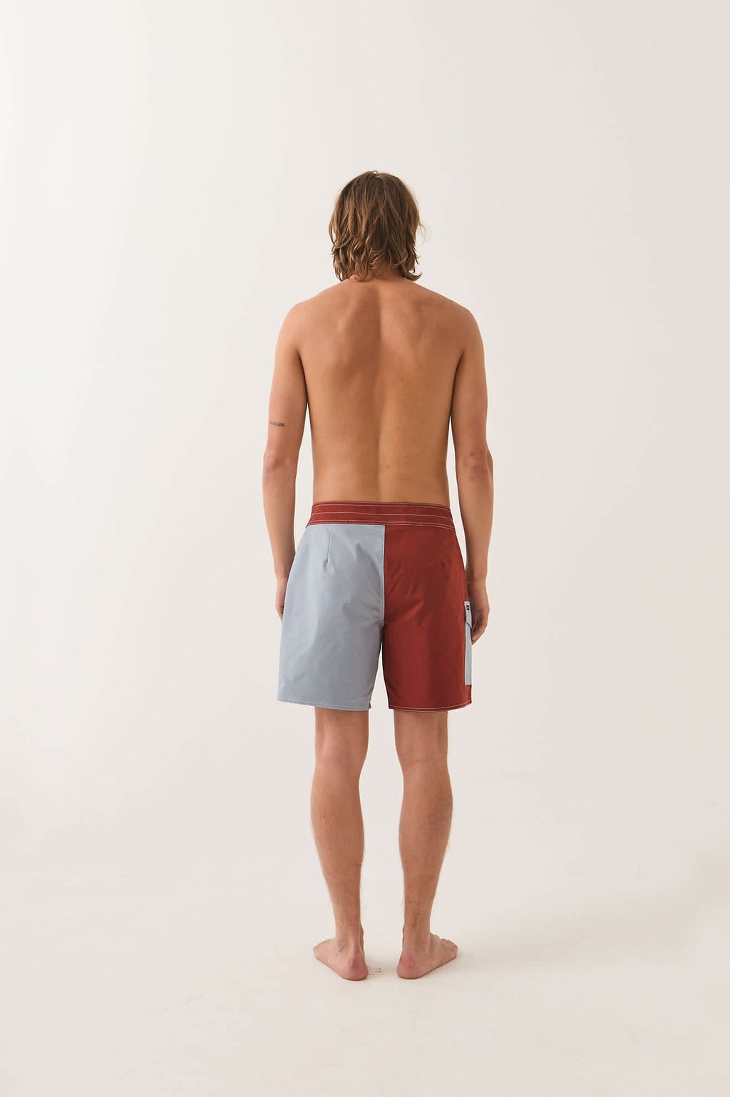 Classic Trunk 17" - Dark Brick/Dusty Blue