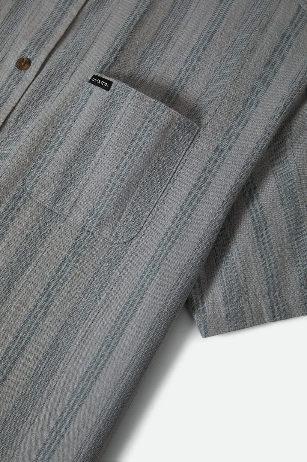 Cru Stripe Dobby Short Sleeve Shirt - Trooper